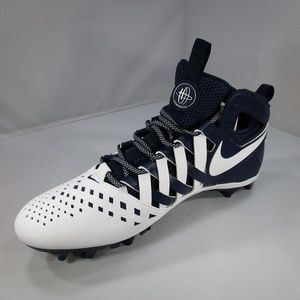 NIKE Huarache LACROSSE Cleats Midnight Navy/White